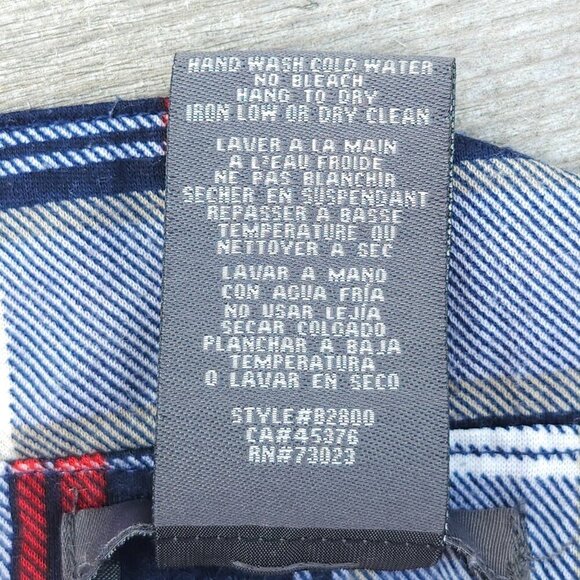 SUZY SHIER Belted Plaid Long Sleeve Button Up Shirt Women's Size XS - Picture 5 of 5